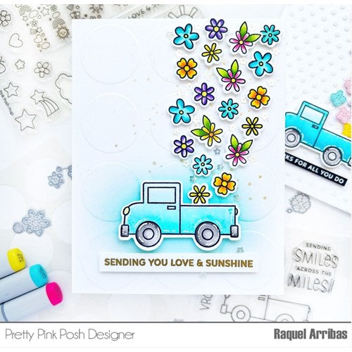 Simon Says Stamp! Pretty Pink Posh ACROSS THE MILES Clear Stamps