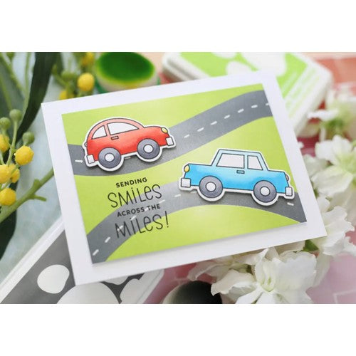 Simon Says Stamp! Pretty Pink Posh ACROSS THE MILES Clear Stamps