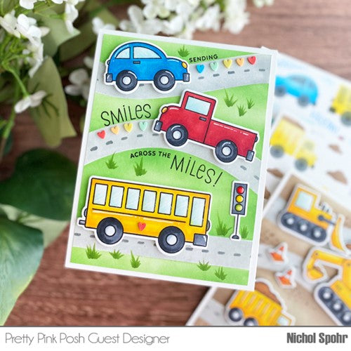 Simon Says Stamp! Pretty Pink Posh ACROSS THE MILES Clear Stamps | color-code:ALT6
