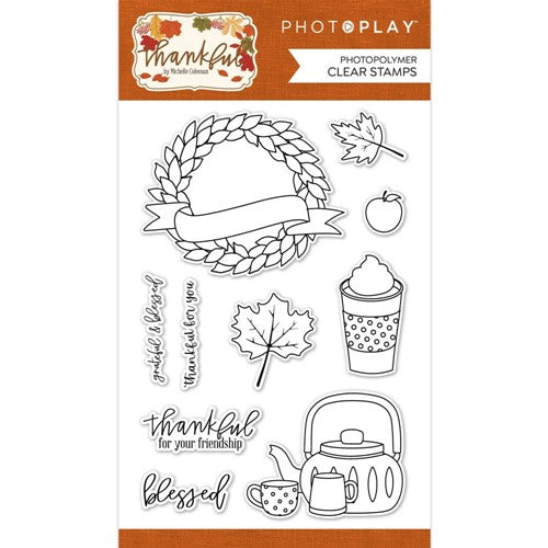 Simon Says Stamp! PhotoPlay THANKFUL Clear Stamps thk3494