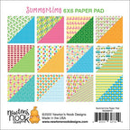 Simon Says Stamp! Newton's Nook Designs SUMMERTIME 6 x 6 inch Paper Pad NN2206P01