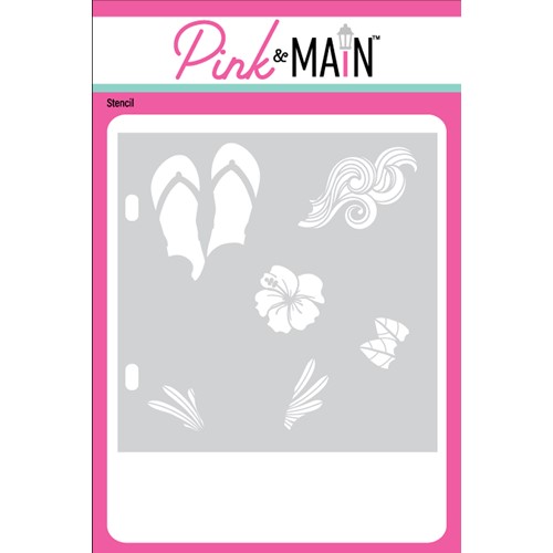 Simon Says Stamp! Pink and Main STAY COOL Stencil PMS084