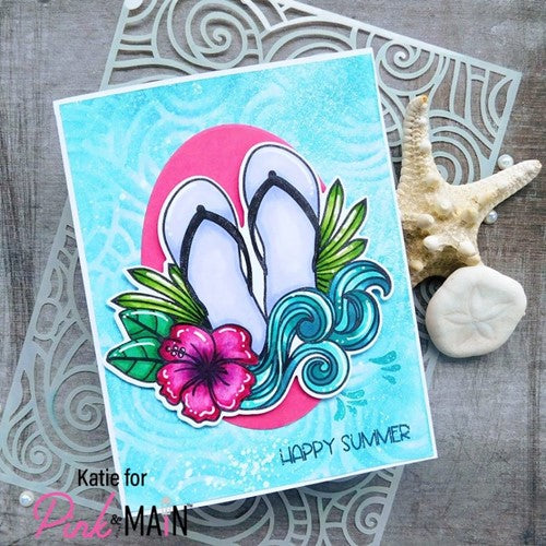 Simon Says Stamp! Pink and Main STAY COOL Clear Stamps PM0547