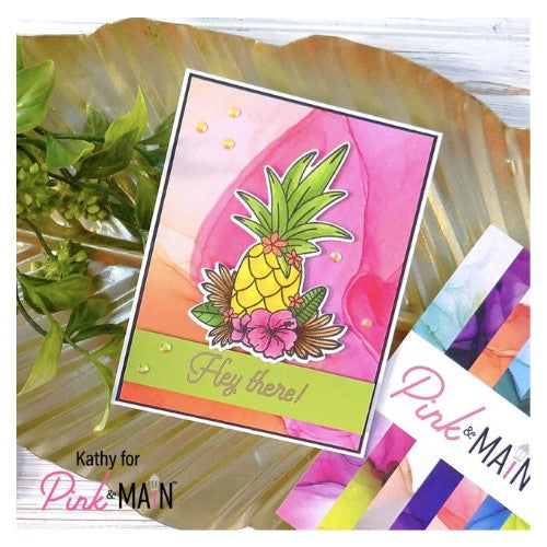 Simon Says Stamp! Pink and Main TROPICAL PINEAPPLE Dies PNM444