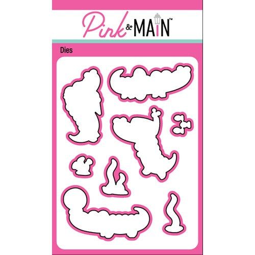 Simon Says Stamp! Pink and Main SMILE CROCODILE Dies PNM439