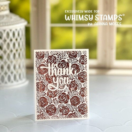 Simon Says Stamp! Whimsy Stamps THANK YOU Dies WSD112