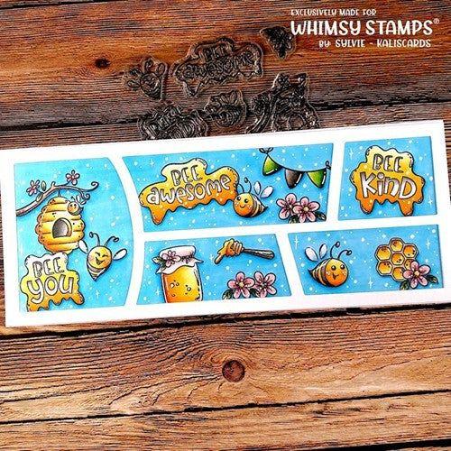 Simon Says Stamp! Whimsy Stamps BEE AWESOME Clear Stamps KHB191a