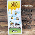 Simon Says Stamp! Whimsy Stamps BEE AWESOME Clear Stamps KHB191a