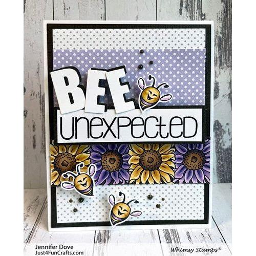 Simon Says Stamp! Whimsy Stamps BEE AWESOME Clear Stamps KHB191a