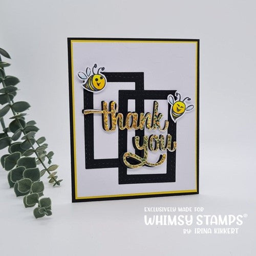 Simon Says Stamp! Whimsy Stamps BEE AWESOME Clear Stamps KHB191a
