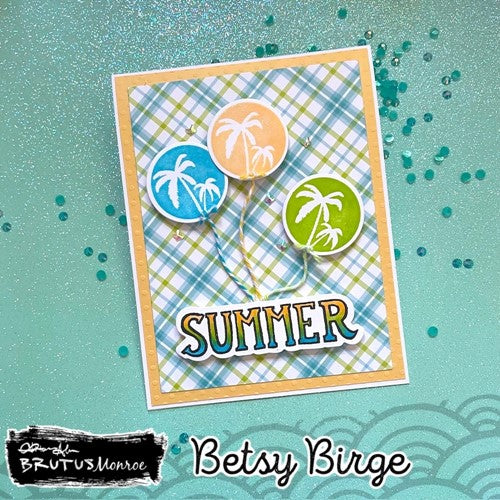Simon Says Stamp! Brutus Monroe SUMMER TIME Clear Stamps bru8842*