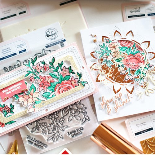 Simon Says Stamp! PinkFresh Studio FANCY ROSE BUNCH Clear Stamp Set 160122 | color-code:ALT03