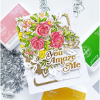 Simon Says Stamp! PinkFresh Studio FANCY ROSE BUNCH Clear Stamp Set 160122 | color-code:ALT04