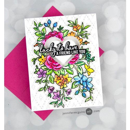 Simon Says Stamp! PinkFresh Studio FANCY ROSE BUNCH Clear Stamp Set 160122 | color-code:ALT093