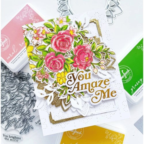 Simon Says Stamp! PinkFresh Studio FANCY ROSE BUNCH Die 160222 | color-code:ALT04