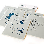 Simon Says Stamp! PinkFresh Studio FANCY ROSE BUNCH Stencil Set 160322