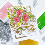Simon Says Stamp! PinkFresh Studio FANCY ROSE BUNCH Stencil Set 160322 | color-code:ALT02