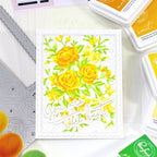 Simon Says Stamp! PinkFresh Studio FANCY ROSE BUNCH Stencil Set 160322 | color-code:ALT08