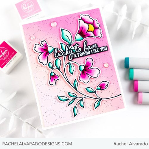 Simon Says Stamp! PinkFresh Studio FOLK FLORAL STEM Die 160522 | color-code:ALT06