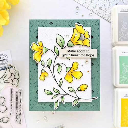 Simon Says Stamp! PinkFresh Studio FOLK FLORAL STEM Die 160522 | color-code:ALT092