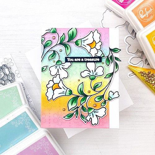 Simon Says Stamp! PinkFresh Studio FOLK FLORAL STEM Die 160522 | color-code:ALT093