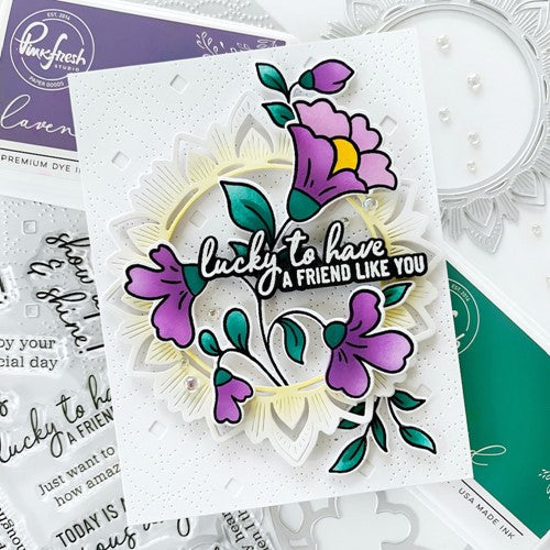 Simon Says Stamp! PinkFresh Studio FOLK FLORAL STEM Die 160522 | color-code:ALT094