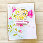 Simon Says Stamp! PinkFresh Studio FOLK FLORAL STEM Hot Foil Plate 160722 | color-code:ALT02