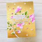 Simon Says Stamp! PinkFresh Studio FOLK FLORAL STEM Hot Foil Plate 160722 | color-code:ALT03