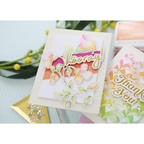 Simon Says Stamp! PinkFresh Studio FOLK FLORAL STEM Hot Foil Plate 160722 | color-code:ALT04