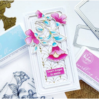Simon Says Stamp! PinkFresh Studio FOLK FLORAL STEM Hot Foil Plate 160722 | color-code:ALT08