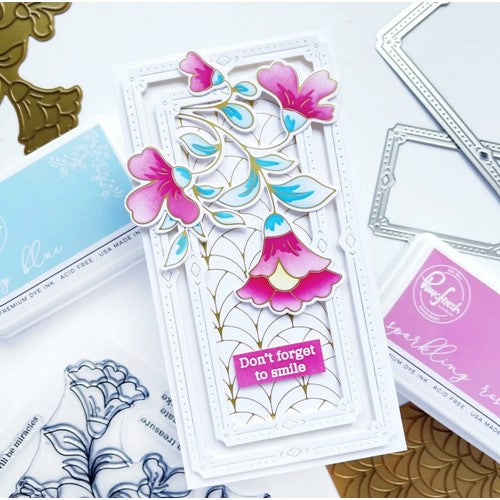 Simon Says Stamp! PinkFresh Studio FOLK FLORAL STEM Hot Foil Plate 160722 | color-code:ALT08
