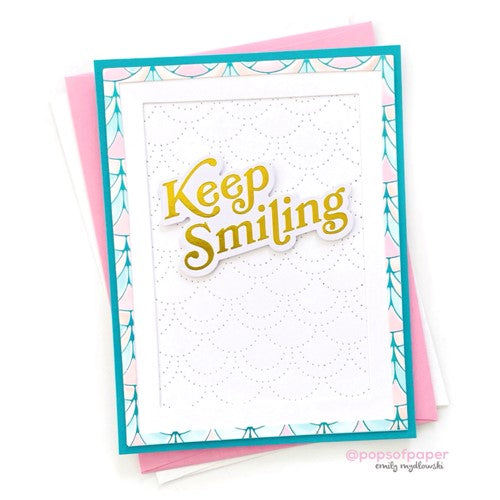 Simon Says Stamp! PinkFresh Studio DOTTED SCALLOPS COVERPLATE Die 160822 | color-code:ALT091