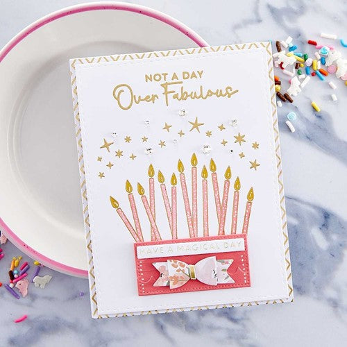 Simon Says Stamp! STP-119 Spellbinders AWESOME BIRTHDAY Clear Stamps