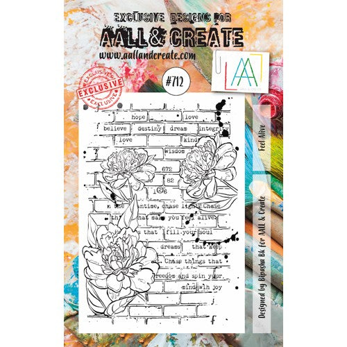 Simon Says Stamp! AALL & Create FEEL ALIVE A7 Clear Stamps aall712