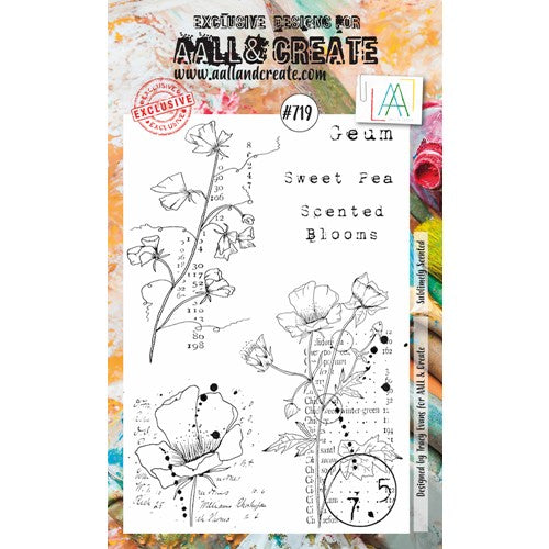 Simon Says Stamp! AALL & Create SUBLIMELY SCENTED A6 Clear Stamps aall719