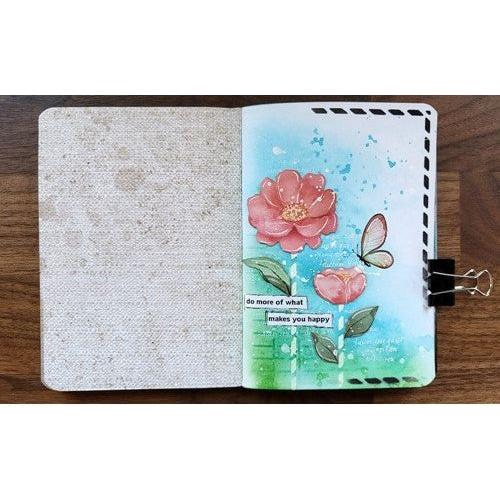 Simon Says Stamp! Stamperia CREATE HAPPINESS Mixed Media Journal A6 jch01a6