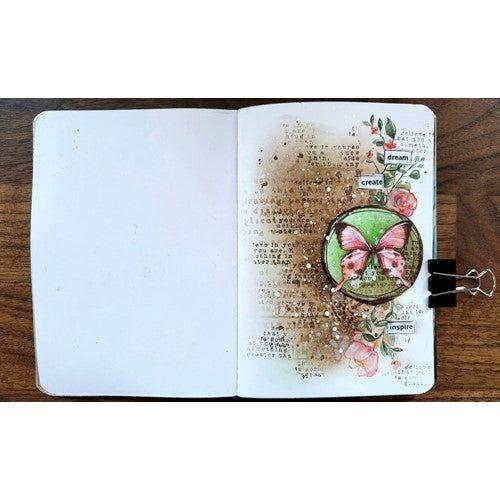Simon Says Stamp! Stamperia CREATE HAPPINESS Mixed Media Journal A6 jch01a6