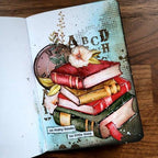 Simon Says Stamp! Stamperia CREATE HAPPINESS Mixed Media Journal A6 jch01a6