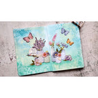 Simon Says Stamp! Stamperia CREATE HAPPINESS Stone Paper Mixed Media Journal A5 jch02a5 | color-code:ALT5