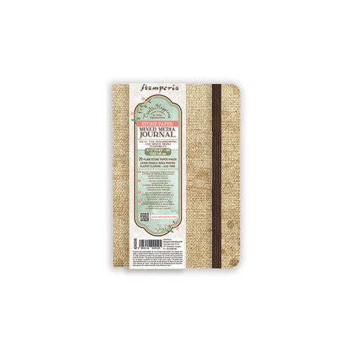 Simon Says Stamp! Stamperia CREATE HAPPINESS Stone Paper Mixed Media Journal A6 jch02a6