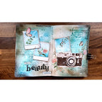 Simon Says Stamp! Stamperia CREATE HAPPINESS Mixed Media Journal A5 jch01a5