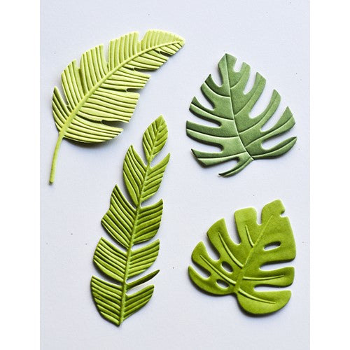 Simon Says Stamp! Memory Box TROPICAL LEAVES 3D Embossing Folder and Dies ef1030