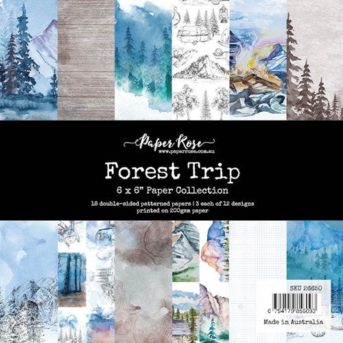 Simon Says Stamp! Paper Rose FOREST TRIP 6x6 Paper Pack 26650