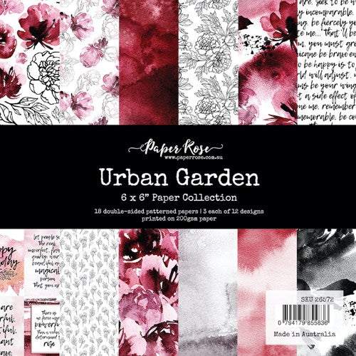 Simon Says Stamp! Paper Rose URBAN GARDEN 6x6 Paper Pack 26572
