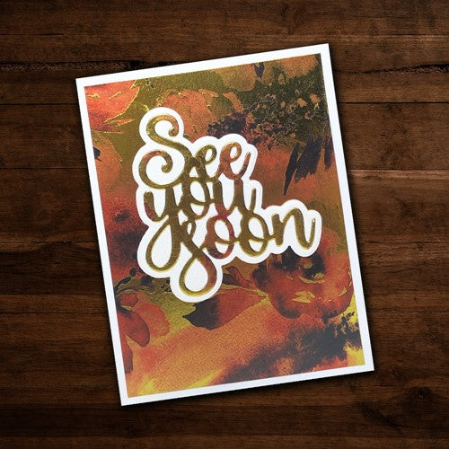 Simon Says Stamp! Paper Rose CRIMSON ROSE 6x6 Gold Foil Paper Pack 26623