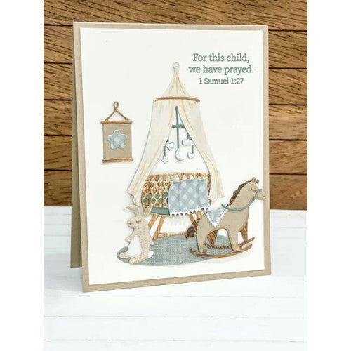 Simon Says Stamp! Honey Bee INSIDE WELCOME BABY SENTIMENTS Clear Stamp Set hbst-441