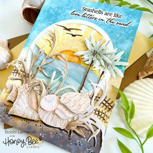 Simon Says Stamp! Honey Bee SHORELINE SCENE BUILDER Dies hbds-shrsb
