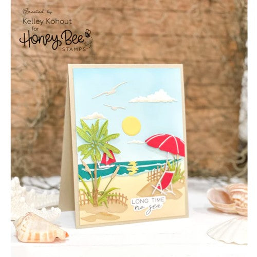 Simon Says Stamp! Honey Bee SHORELINE SCENE BUILDER Dies hbds-shrsb
