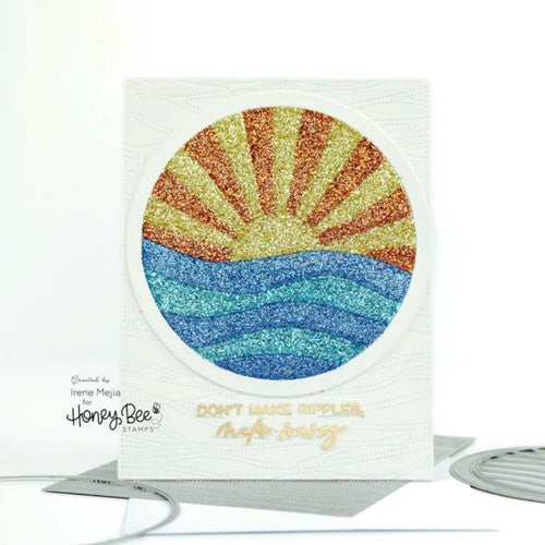 Simon Says Stamp! Honey Bee OCEAN CIRCLESCAPE Die hbds-ocncr