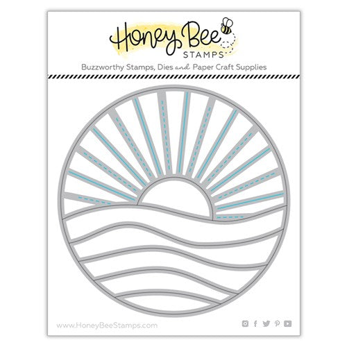 Simon Says Stamp! Honey Bee OCEAN CIRCLESCAPE Die hbds-ocncr